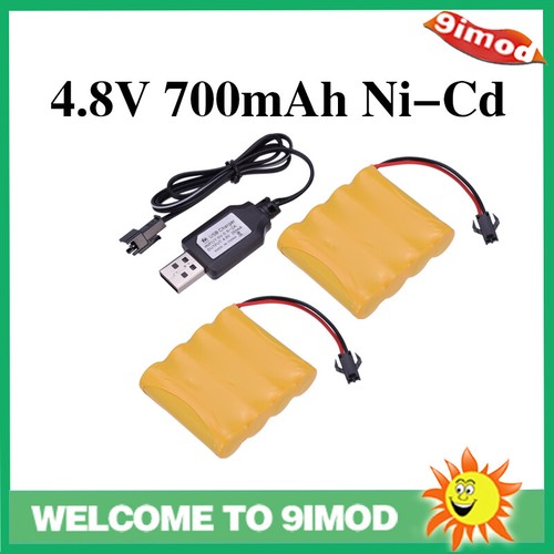 2pcs 700mah cd aa - 4.8v, ni-cd