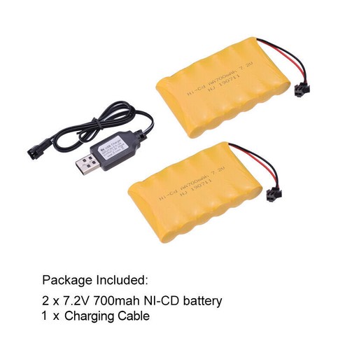 Confezione 2pz 7 2v - ni-cd, 7.2v
