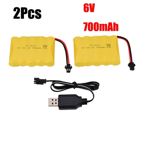 2pcs 700mah cd aa - 2pcs, 6.0v