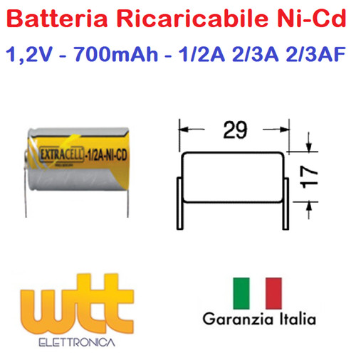 Batteria ricaricabile cd - batteria,