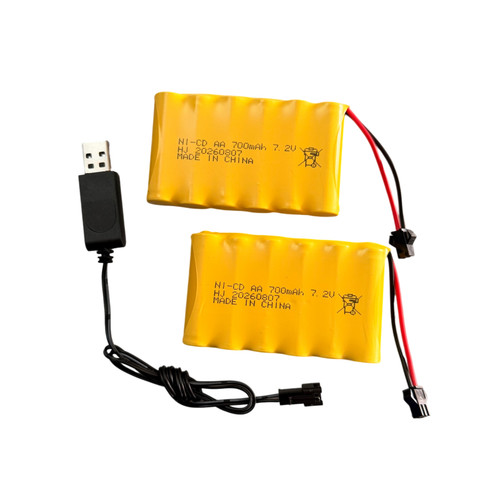 700mah ni cd - 2x, ni-cd