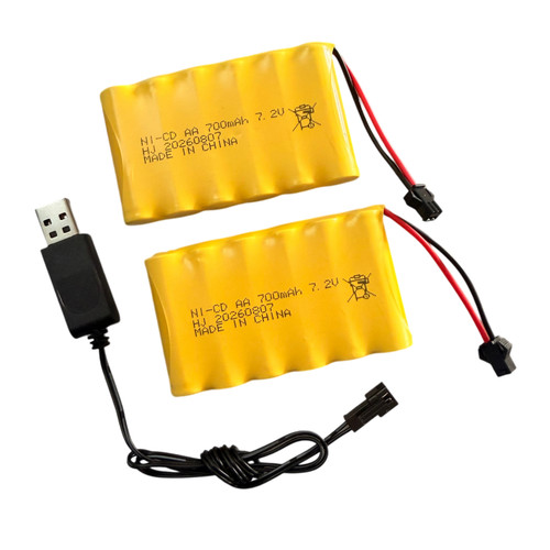 2pcs 700mah cd - 2pcs, 7.2v