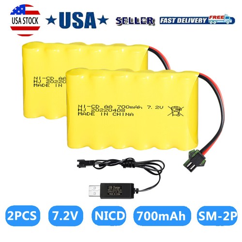 2pcs 700mah cd aa - ni-cd,